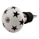 Black Star Ceramic Wine Stopper (Pack Of One Piece)